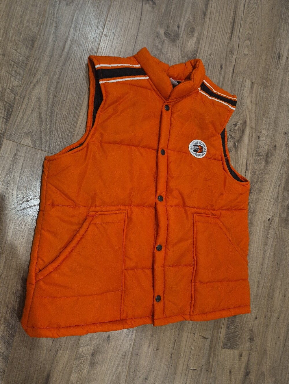 Ditch Witch Polar Guard Vest Puffer Size Large Vintage Construction Promo